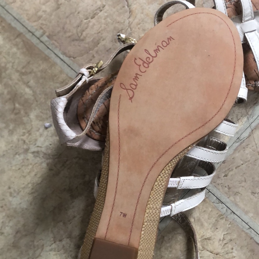 NWOT Sam Edelman sandals. Size 7W
